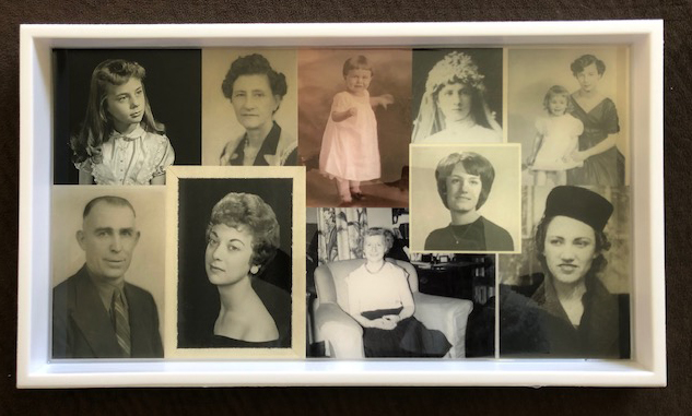 Heirloom Vault Vintage Family Photo Tray